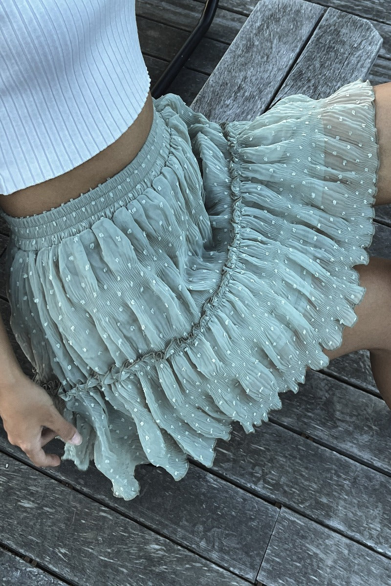 Jasmine Skirt Sage Green